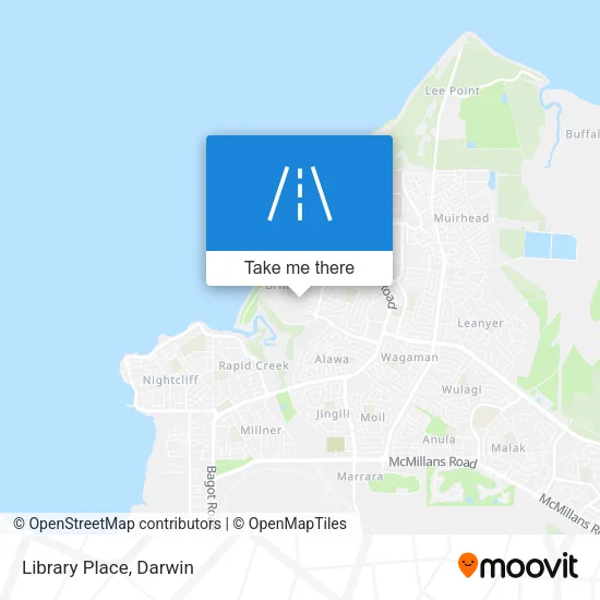 Library Place map