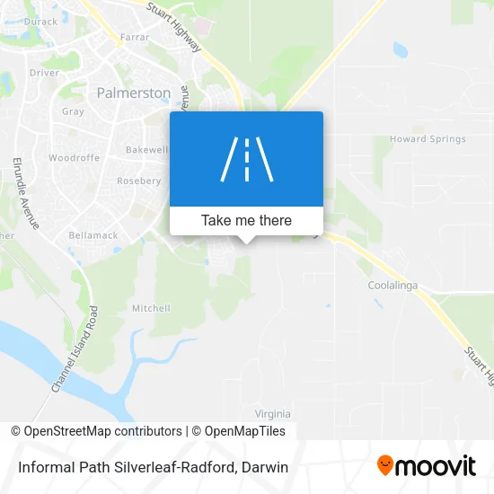Informal Path Silverleaf-Radford map