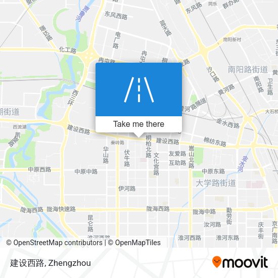 建设西路 map