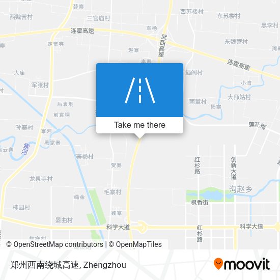 郑州西南绕城高速 map