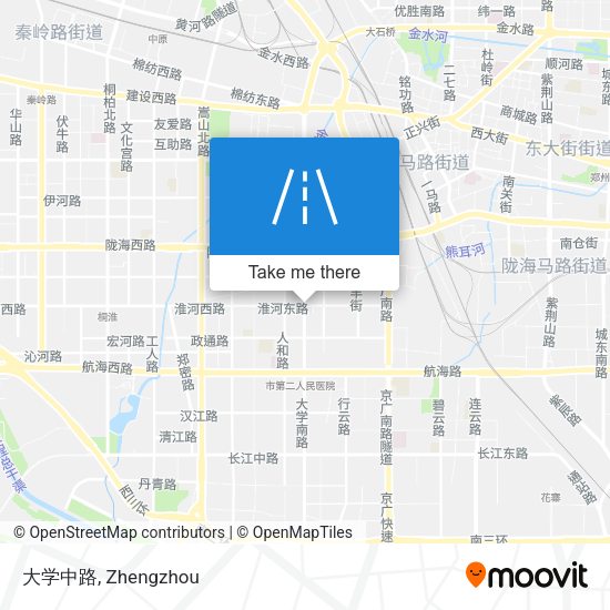 大学中路 map