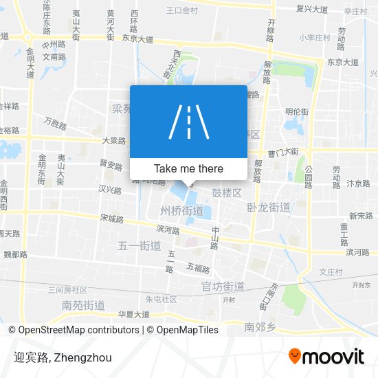迎宾路 map