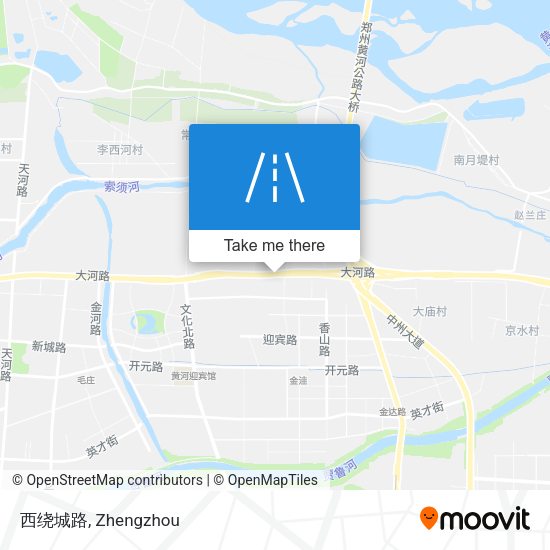 西绕城路 map