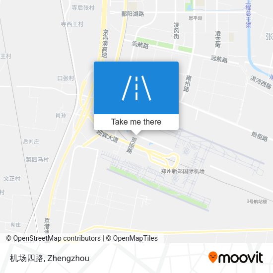 机场四路 map