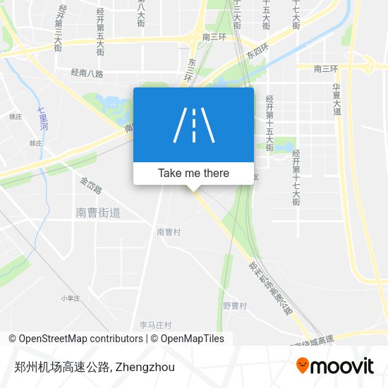 郑州机场高速公路 map