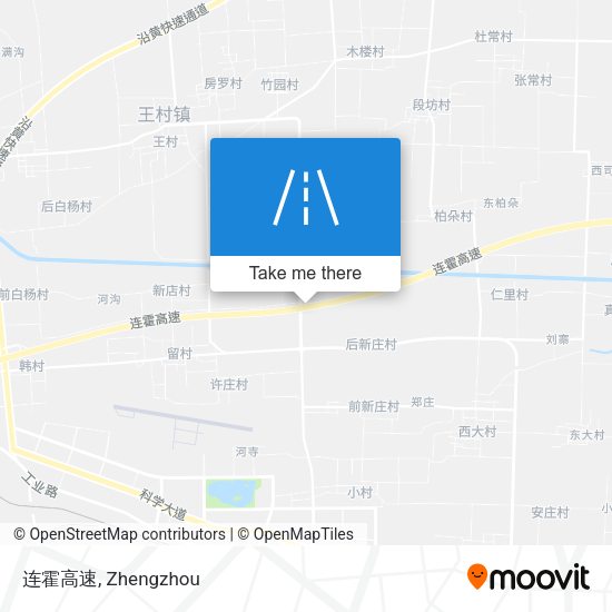 连霍高速 map