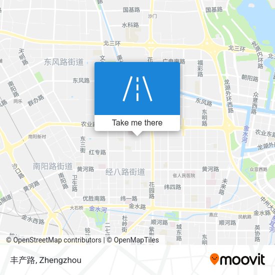 丰产路 map