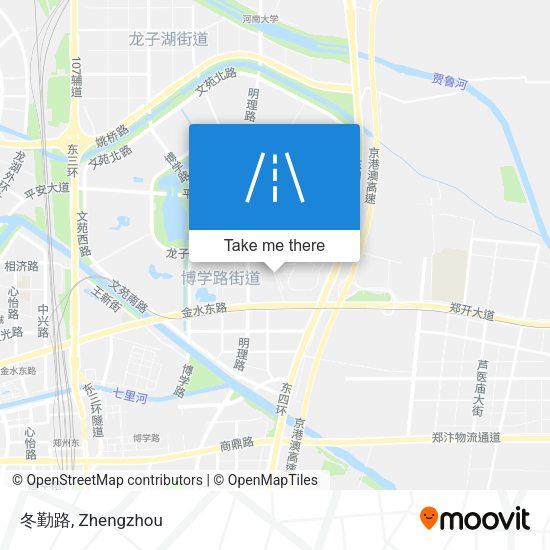 冬勤路 map