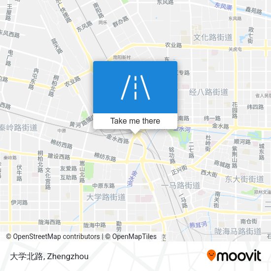 大学北路 map