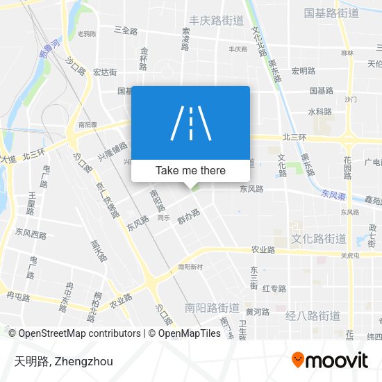 天明路 map