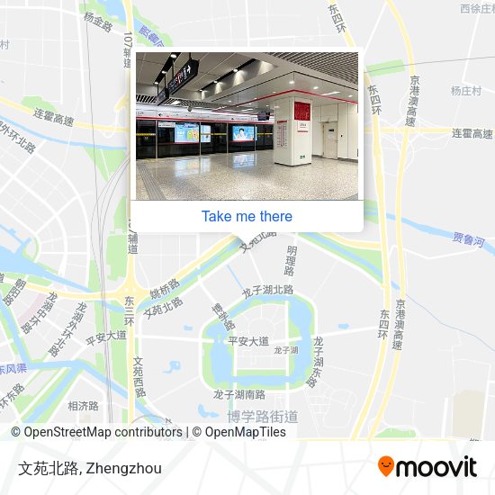 文苑北路 map