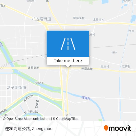 连霍高速公路 map