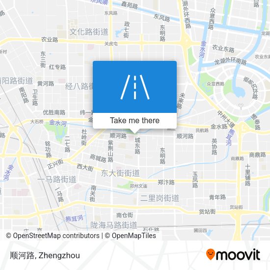 顺河路 map