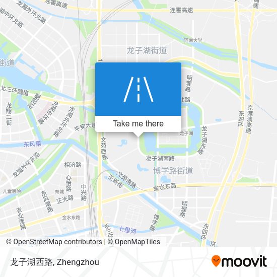 龙子湖西路 map