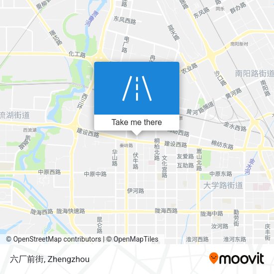 六厂前街 map