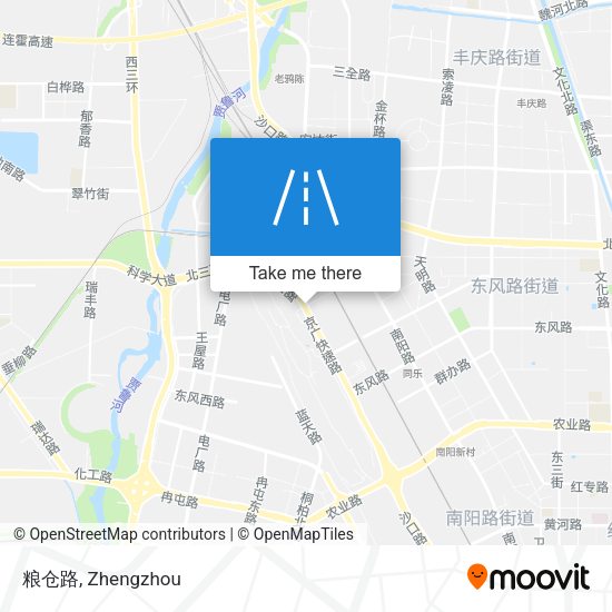 粮仓路 map
