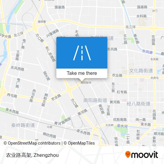 农业路高架 map