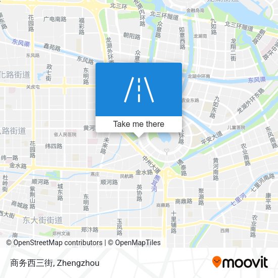 商务西三街 map