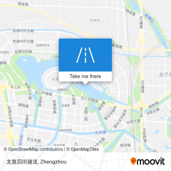 龙翼四街隧道 map
