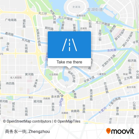 商务东一街 map
