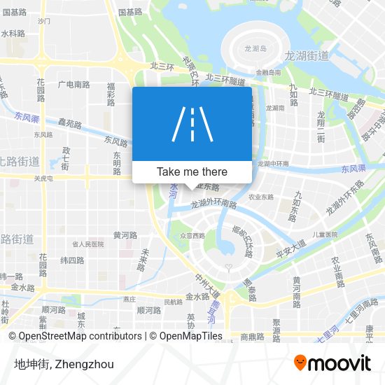 地坤街 map
