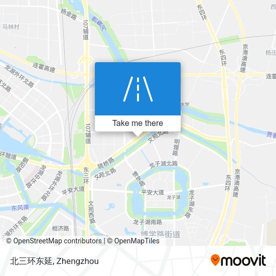 北三环东延 map