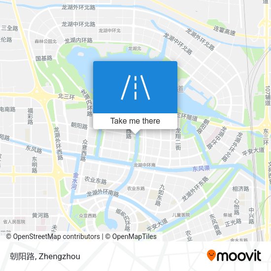 朝阳路 map