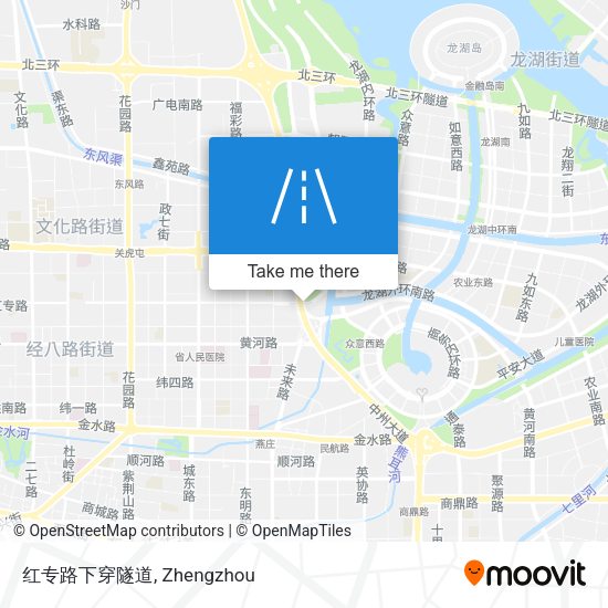 红专路下穿隧道 map