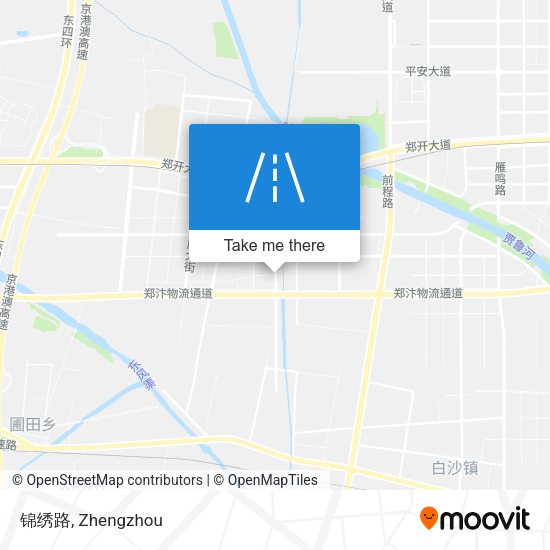 锦绣路 map