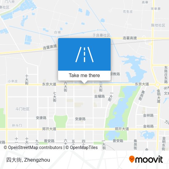 四大街 map