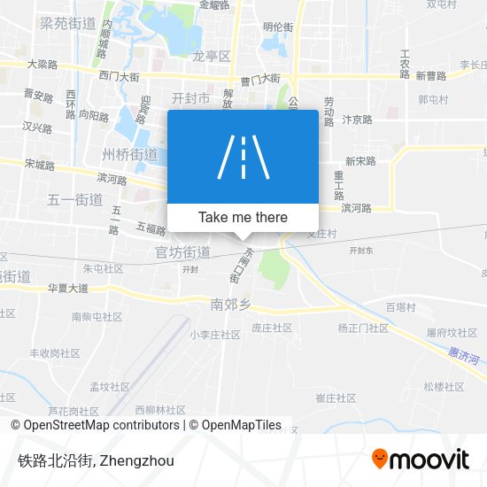 铁路北沿街 map