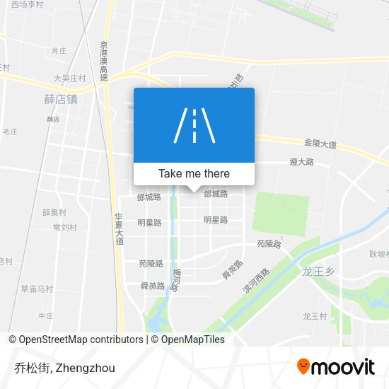 乔松街 map