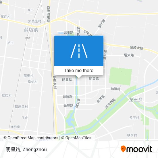明星路 map