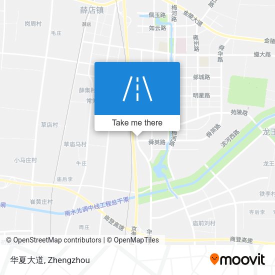 华夏大道 map