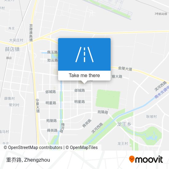 重乔路 map