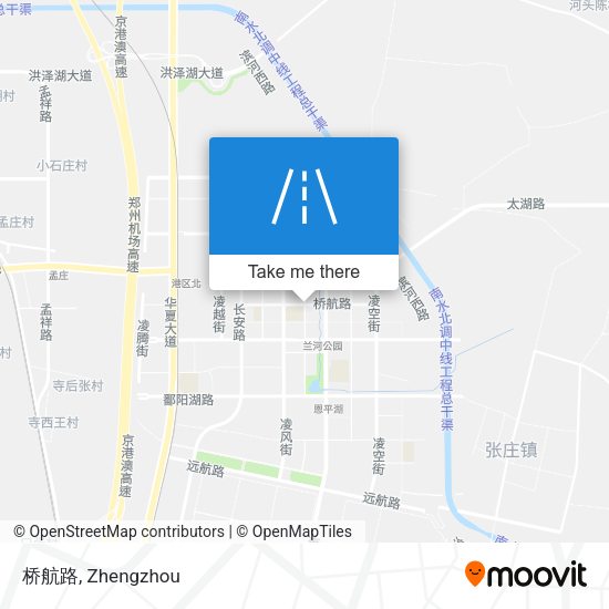 桥航路 map
