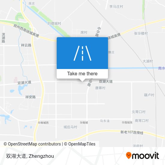 双湖大道 map