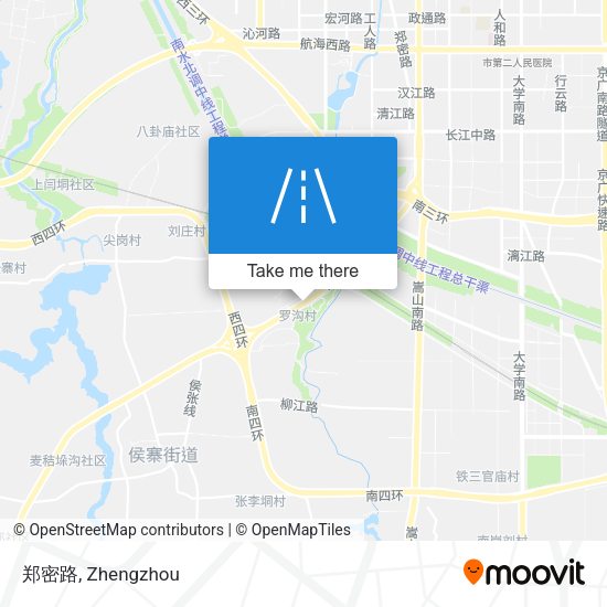 郑密路 map