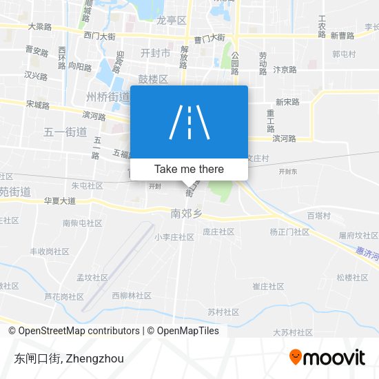东闸口街 map