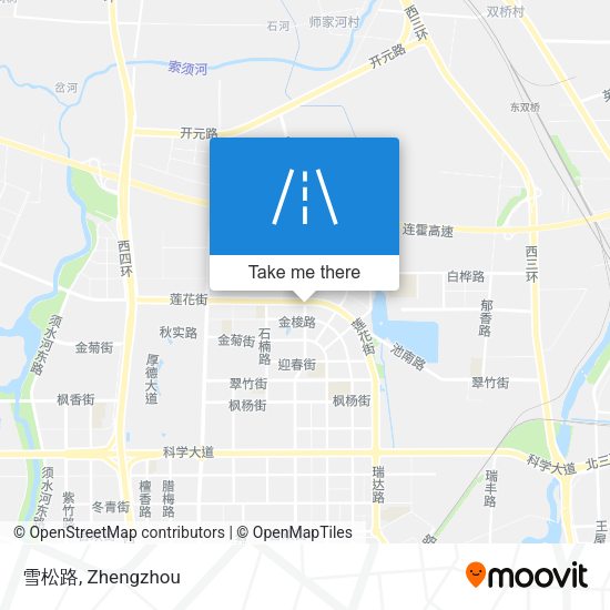 雪松路 map