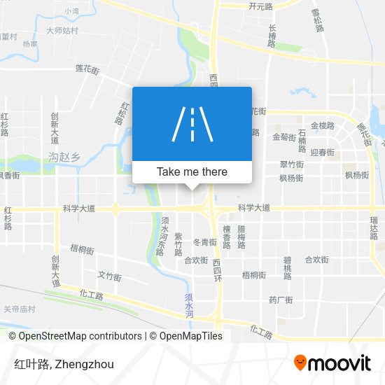 红叶路 map