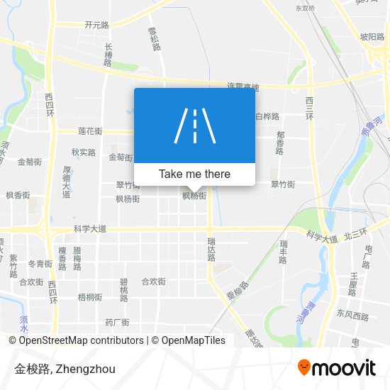金梭路 map