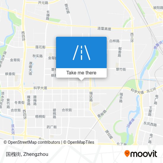 国槐街 map
