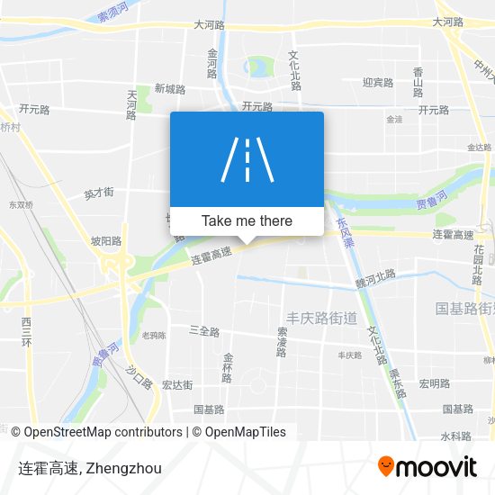 连霍高速 map