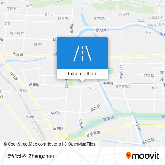清华园路 map