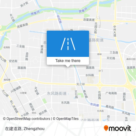 在建道路 map