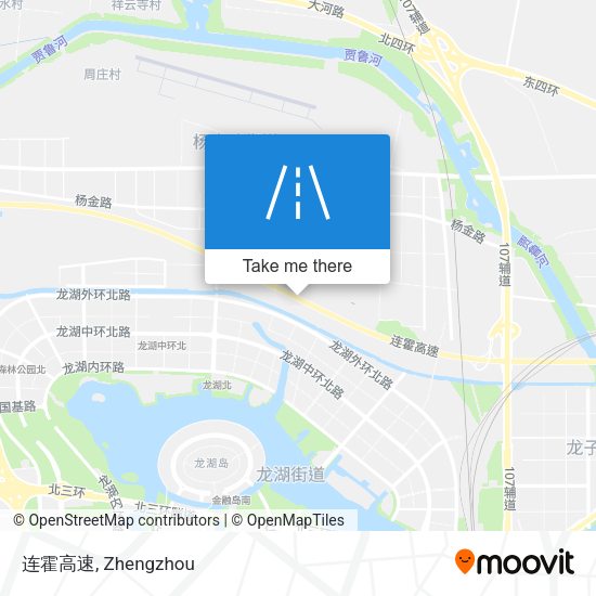连霍高速 map