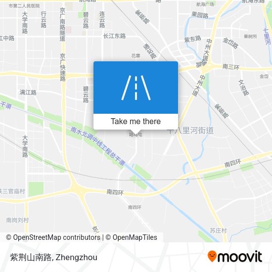 紫荆山南路 map