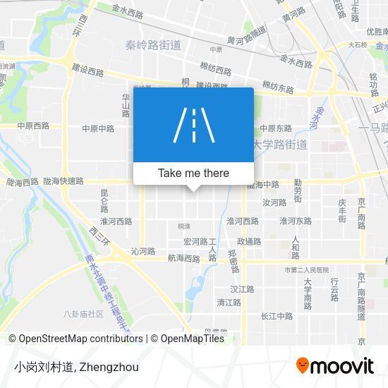 小岗刘村道 map
