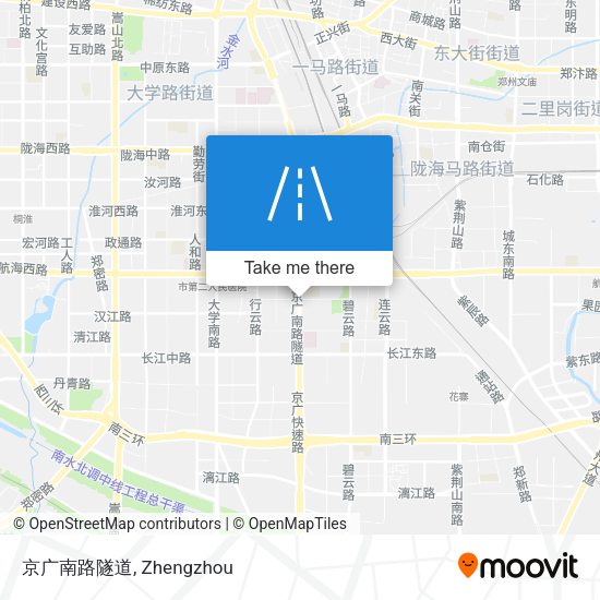 京广南路隧道 map